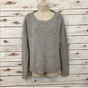 AMERICAN EAGLE Gray Wool Alpaca Blend Sweater